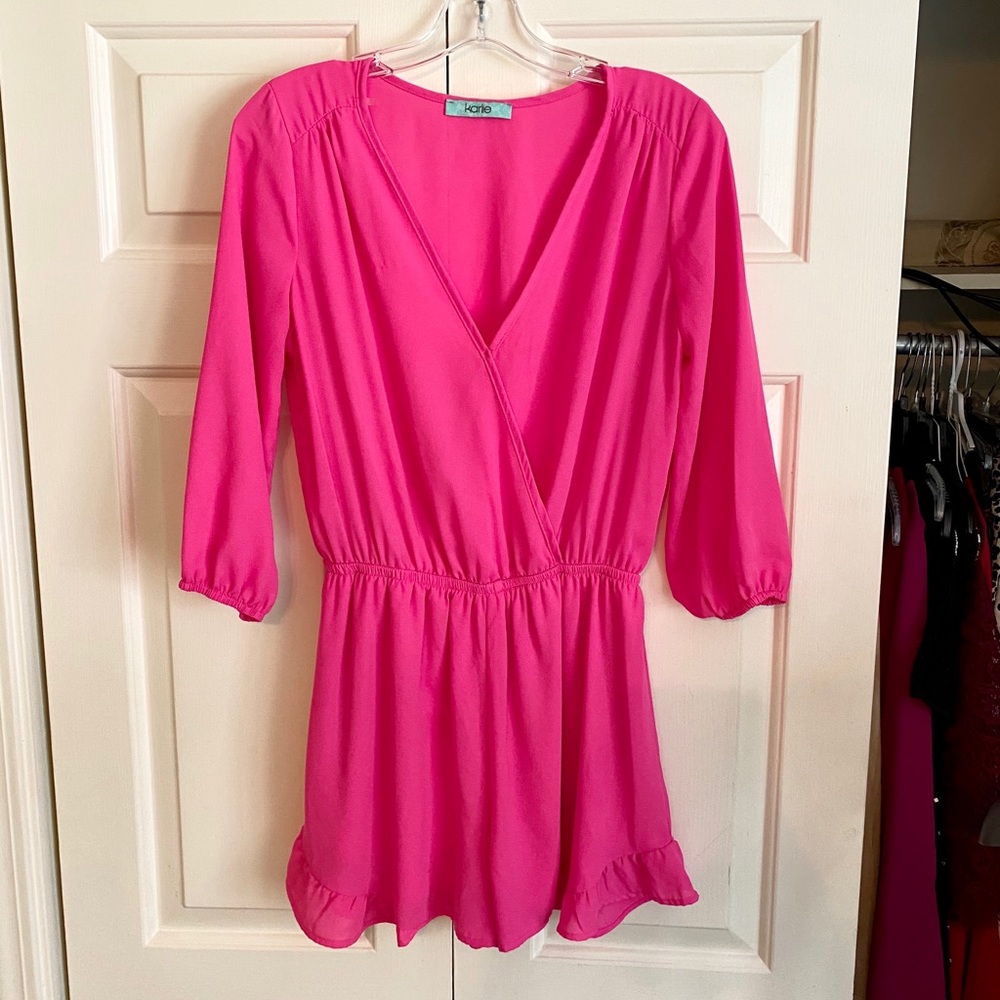 Karlie Ruffle Hem Romper